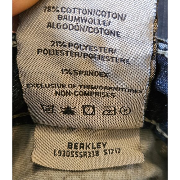 Silver Jeans Berkley Straight Women's Size 26/32 Blue Stretch - Picture 7 of 14